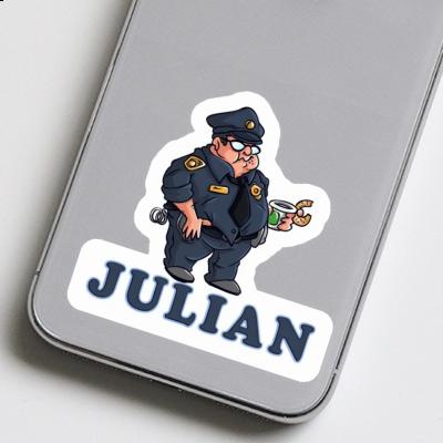 Sticker Police Officer Julian Sticker Police Officer Julian Image
