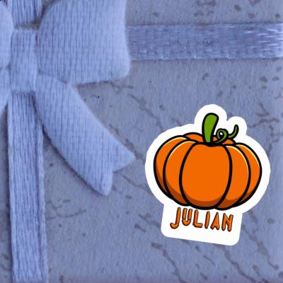 Julian Sticker Pumpkin Notebook Julian Sticker Pumpkin Gift package Image