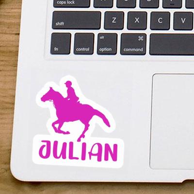 Sticker Horse Rider Julian Notebook Sticker Horse Rider Julian Gift package Image