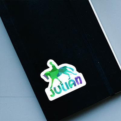 Sticker Julian Horse Rider Notebook Sticker Julian Horse Rider Gift package Image