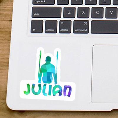 Sticker Julian Ring gymnast Notebook Sticker Julian Ring gymnast Gift package Image
