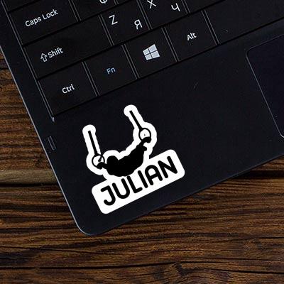 Sticker Julian Ring gymnast Laptop Sticker Julian Ring gymnast Laptop Image