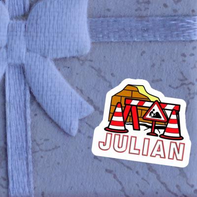 Sticker Julian Road Construction Notebook Sticker Julian Road Construction Notebook Image