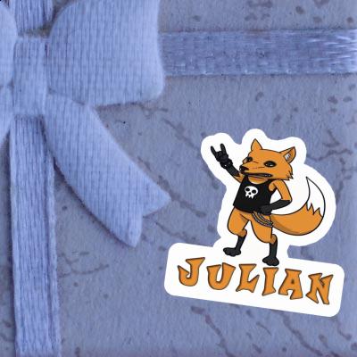 Sticker Julian Rocker Fox Notebook Sticker Julian Rocker Fox Notebook Image
