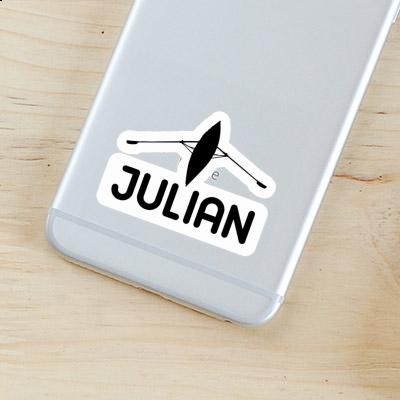 Julian Sticker Rowboat Laptop Julian Sticker Rowboat Laptop Image