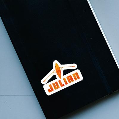 Julian Sticker Rowboat Notebook Julian Sticker Rowboat Gift package Image