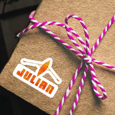 Aufkleber Ruderboot Julian Notebook Aufkleber Ruderboot Julian Gift package Image