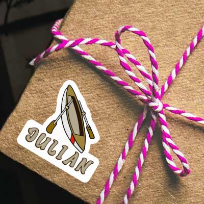 Julian Sticker Rowboat Laptop Julian Sticker Rowboat Laptop Image