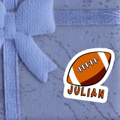 Julian Sticker Rugby Notebook Julian Sticker Rugby Gift package Image