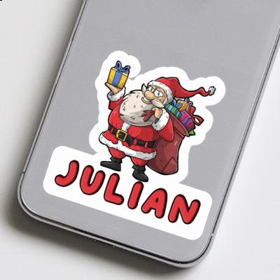 Santa Sticker Julian Notebook Santa Sticker Julian Notebook Image