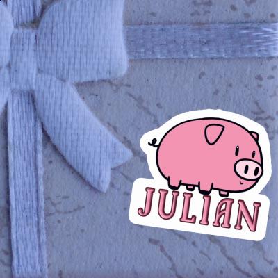 Julian Sticker Pig Julian Sticker Pig Image