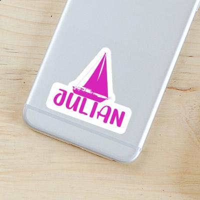 Sticker Julian Sailboat Notebook Sticker Julian Sailboat Notebook Image