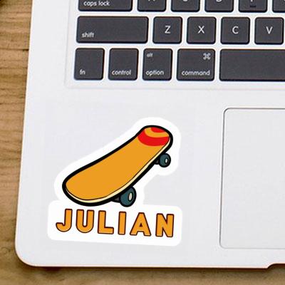 Sticker Skateboard Julian Notebook Sticker Skateboard Julian Gift package Image
