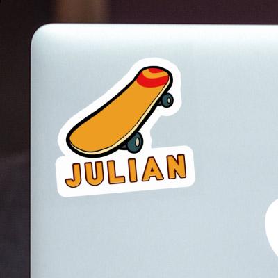 Sticker Skateboard Julian Notebook Sticker Skateboard Julian Gift package Image