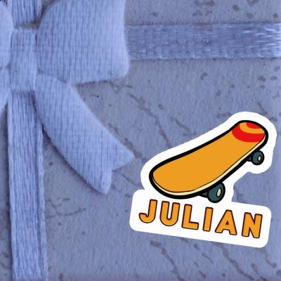 Sticker Skateboard Julian Notebook Sticker Skateboard Julian Gift package Image