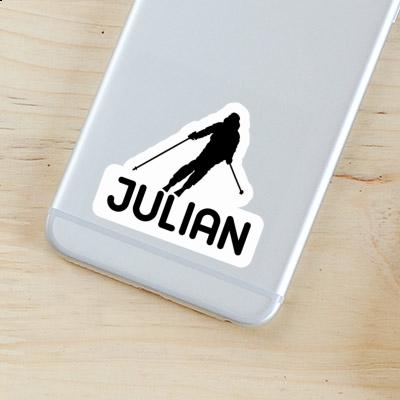 Julian Sticker Skier Julian Sticker Skier Image