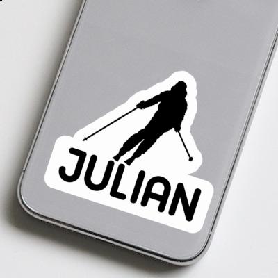 Sticker Skifahrerin Julian Sticker Skifahrerin Julian Image