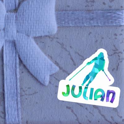 Sticker Julian Skifahrerin Notebook Sticker Julian Skifahrerin Gift package Image
