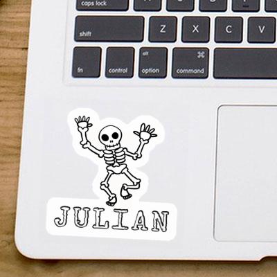 Sticker Julian Skull Laptop Sticker Julian Skull Laptop Image
