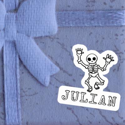 Sticker Julian Skull Notebook Sticker Julian Skull Gift package Image
