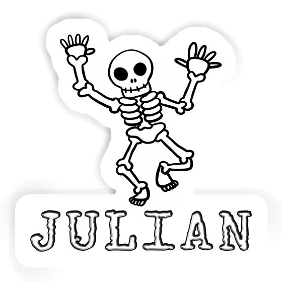 Sticker Julian Skull Notebook Sticker Julian Skull Gift package Image