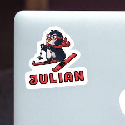 Julian Sticker Skier Notebook Julian Sticker Skier Gift package Image