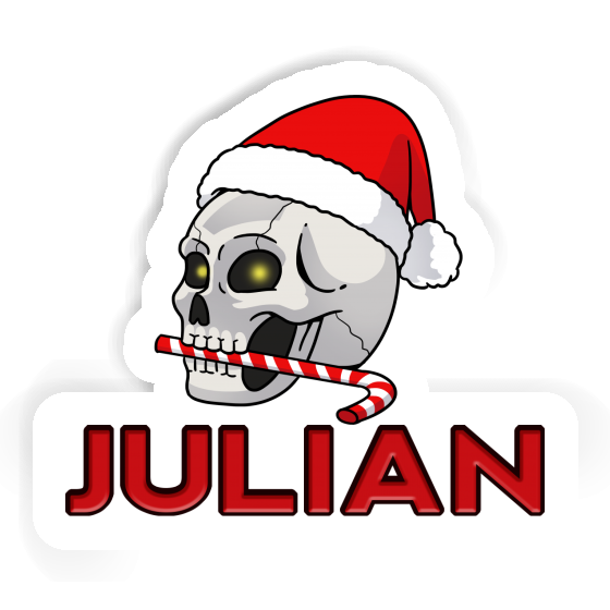 Sticker Christmas Skull Julian Notebook Sticker Christmas Skull Julian Gift package Image