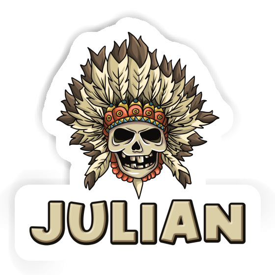 Skull Sticker Julian Notebook Skull Sticker Julian Gift package Image