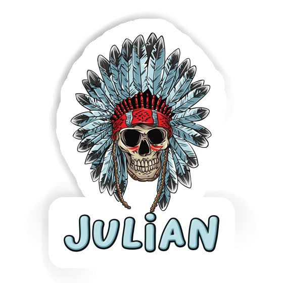 Sticker Julian Skull Laptop Sticker Julian Skull Laptop Image