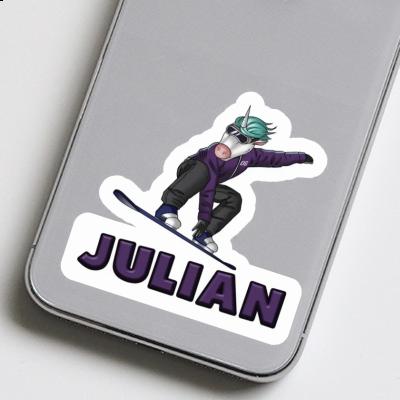Sticker Snowboarder Julian Notebook Sticker Snowboarder Julian Notebook Image