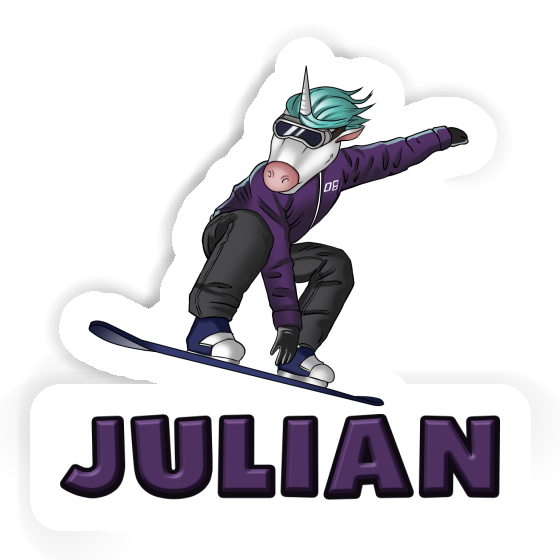 Sticker Snowboarder Julian Laptop Sticker Snowboarder Julian Laptop Image