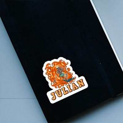 Surfer Sticker Julian Notebook Surfer Sticker Julian Notebook Image