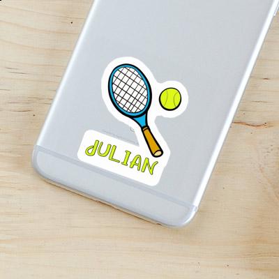 Sticker Julian Tennis Racket Sticker Julian Tennis Racket Image
