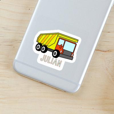Sticker Julian Dump Truck Laptop Sticker Julian Dump Truck Laptop Image