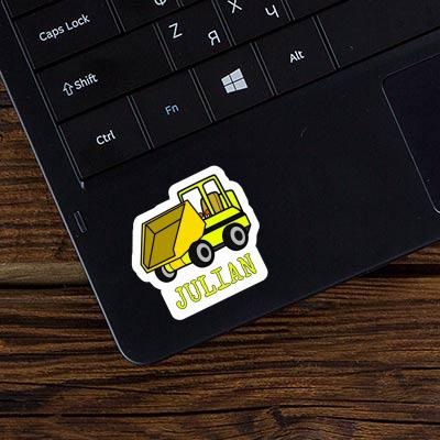 Sticker Julian Front Tipper Notebook Sticker Julian Front Tipper Notebook Image