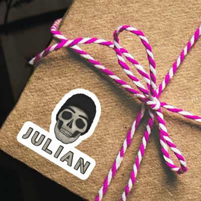 Julian Sticker Skull Notebook Julian Sticker Skull Notebook Image