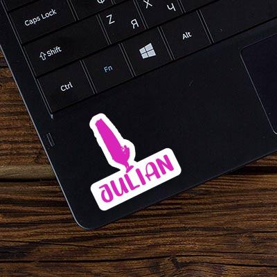 Julian Sticker Windsurfer Notebook Julian Sticker Windsurfer Gift package Image