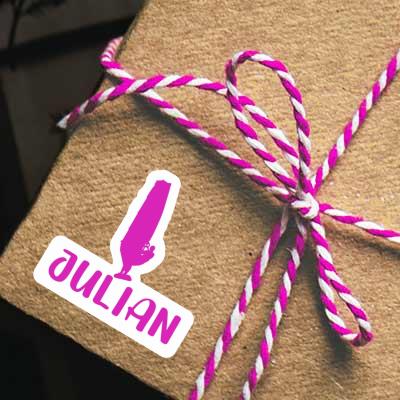 Julian Sticker Windsurfer Notebook Julian Sticker Windsurfer Gift package Image