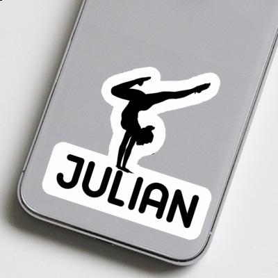Julian Sticker Yoga Woman Laptop Julian Sticker Yoga Woman Laptop Image