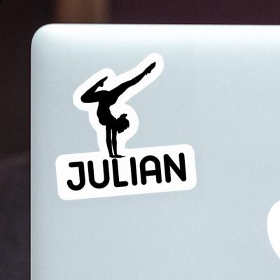 Julian Sticker Yoga Woman Notebook Julian Sticker Yoga Woman Gift package Image