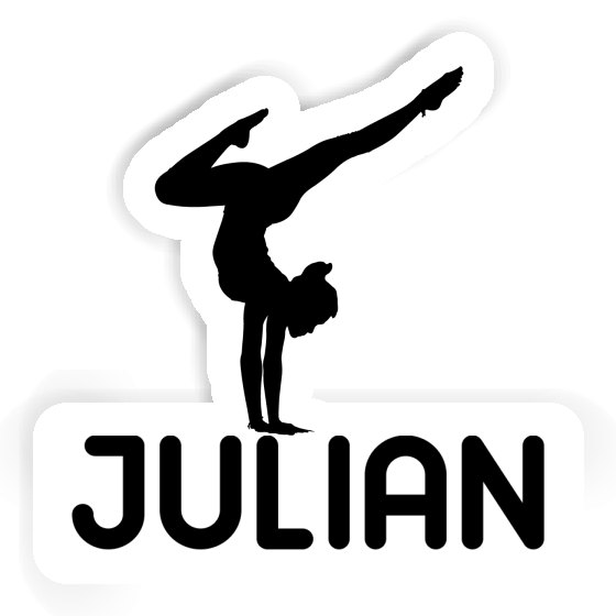 Julian Sticker Yoga Woman Notebook Julian Sticker Yoga Woman Notebook Image