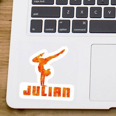 Yoga Woman Sticker Julian Yoga Woman Sticker Julian Image