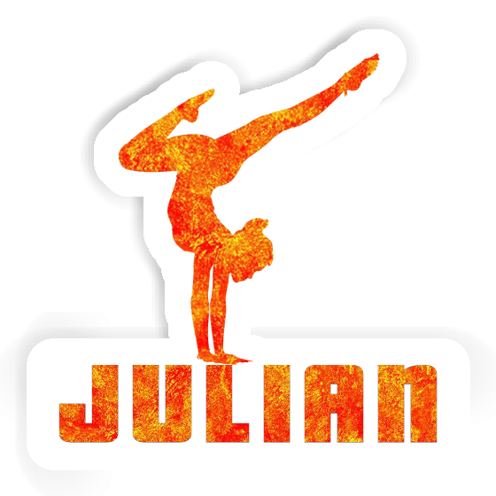 Yoga Woman Sticker Julian Notebook Yoga Woman Sticker Julian Notebook Image