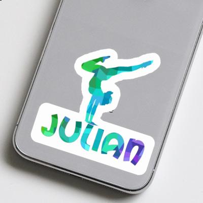 Julian Autocollant Femme de yoga Notebook Julian Autocollant Femme de yoga Notebook Image