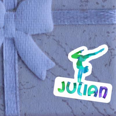 Julian Autocollant Femme de yoga Notebook Julian Autocollant Femme de yoga Gift package Image