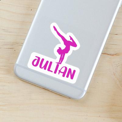 Julian Sticker Yoga Woman Julian Sticker Yoga Woman Image