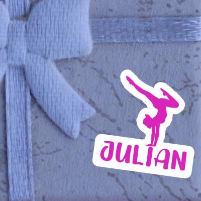 Julian Sticker Yoga Woman Notebook Julian Sticker Yoga Woman Notebook Image
