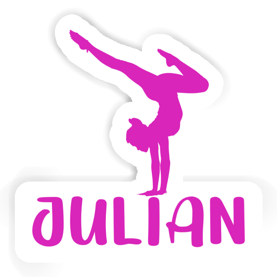 Julian Sticker Yoga Woman Notebook Julian Sticker Yoga Woman Gift package Image