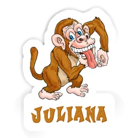 Juliana Sticker Ape Image