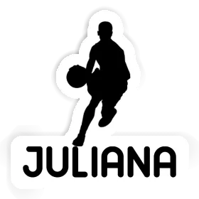 Juliana Sticker Basketball Player Image